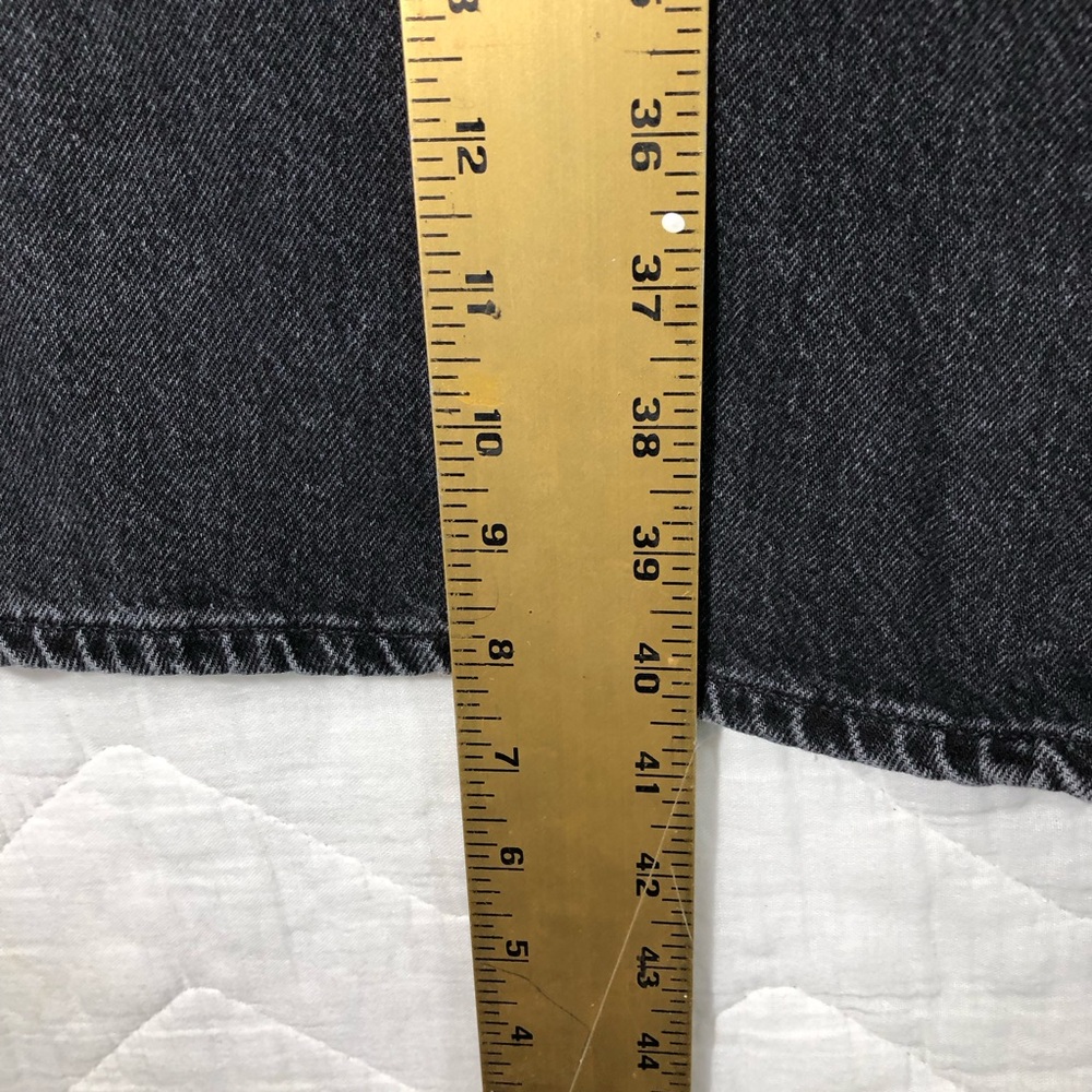 Agolde LA Jeans Women’s Size 31 Black Cargo Wide Leg High Rise - Picture 10 of 12